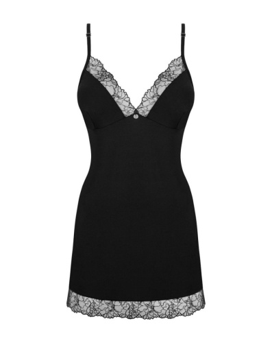Obsessive Bella Rou chemise & thong - Еротичний комплект, XL/2XL - купити в Києві, Україні